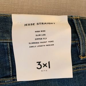 Jesse Straight Jeans 3x1